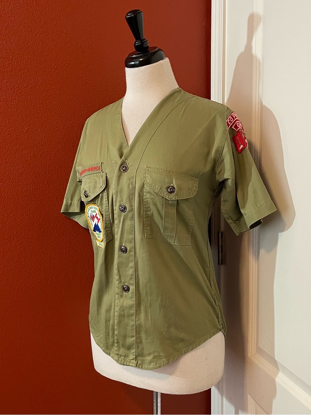 Boy Scouts of America Vintage 60’s Sanforized Memorabilia Button Down Shirt